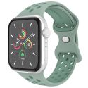 iMoshion Sport⁺ bandje Apple Watch Series 1-9 / SE - 38/40/41 mm - Maat M/L - Light Green & Green