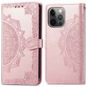 iMoshion Mandala Bookcase iPhone 13 Pro - Rosé Goud