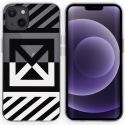 iMoshion Design hoesje iPhone 13 - Grafisch - Kruis - Transparant