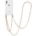 iMoshion Backcover met koord + armband - Ketting iPhone 11 - Goud