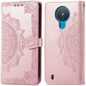 iMoshion Mandala Bookcase Nokia 1.4  - Rosé Goud