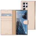 Accezz Wallet Softcase Booktype Samsung Galaxy S22 Ultra - Goud