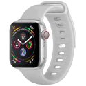 iMoshion Siliconen bandje Apple Watch Series 1-9 / SE - 38/40/41mm - Lichtgrijs