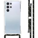 iMoshion Backcover met koord Samsung Galaxy S22 Ultra - Zwart / Goud