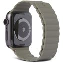 Decoded Silicone Magnetic Traction Strap Lite Apple Watch Series 1-9 / SE / Ultra (2) - 42/44/45/49 mm - Olive