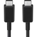 Samsung USB-C naar USB-C kabel 5A Samsung Galaxy S23 Plus - 1 meter - Zwart