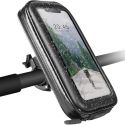 Accezz Telefoonhouder fiets iPhone 12 Mini - Universeel - Met case - Zwart