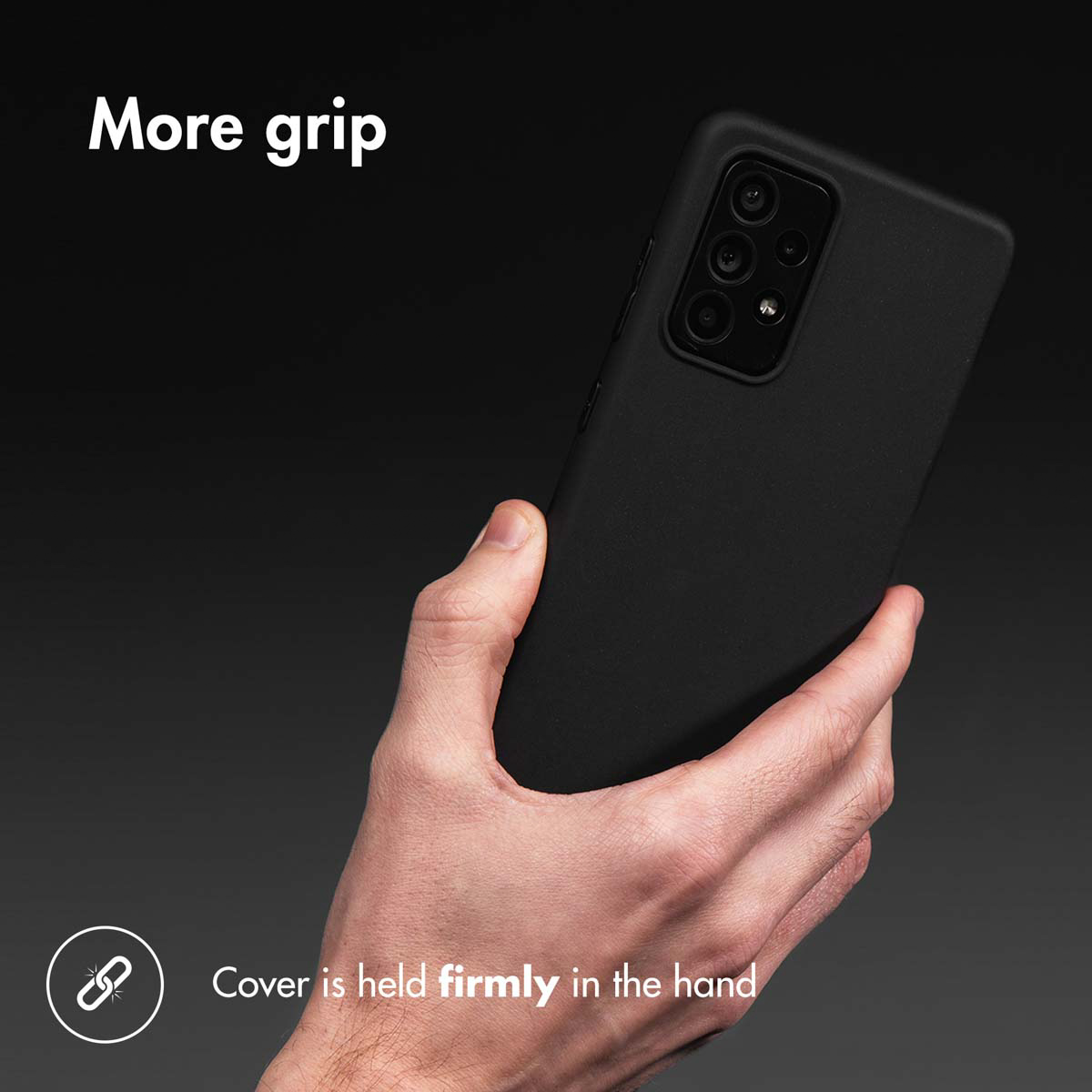 Accezz Coque Couleur Samsung Galaxy A33 - Noir