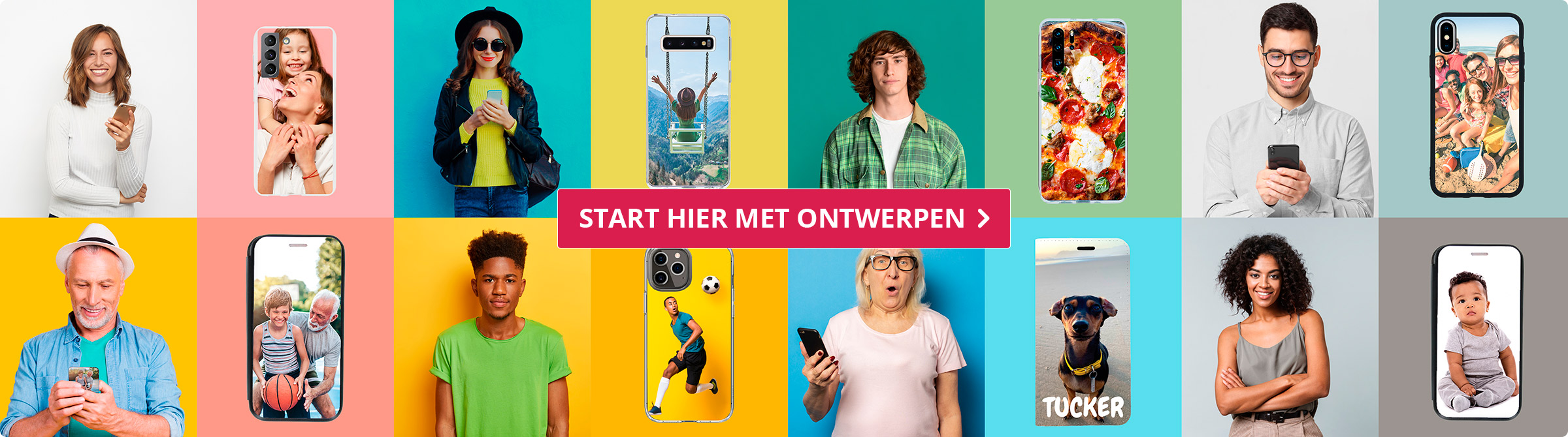 Bende dubbellaag Puur Telefoonhoesje ontwerpen | Smartphonehoesjes.nl