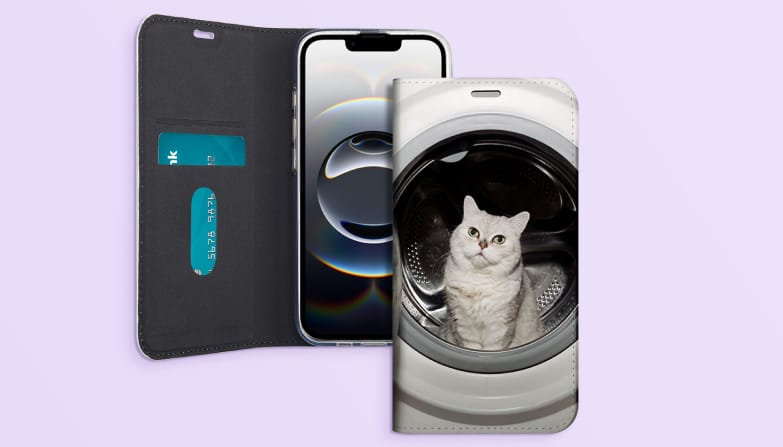 Een te bedrukken bookcase met eigen foto.