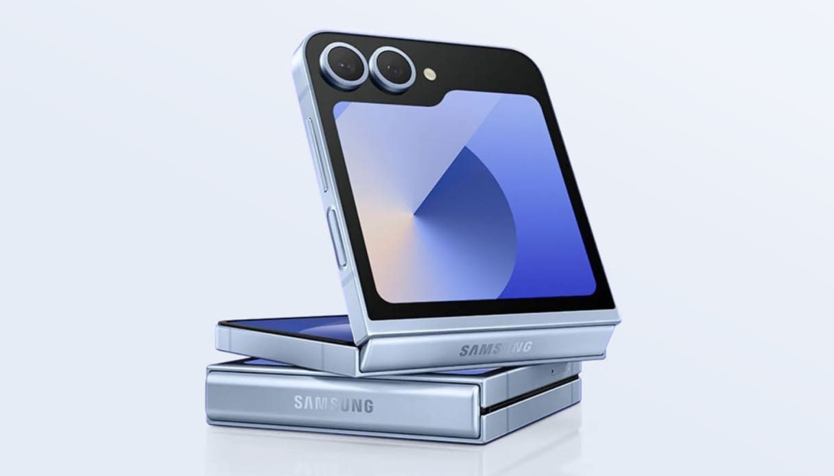 Het design van de Samsung Galaxy Z Flip 7.