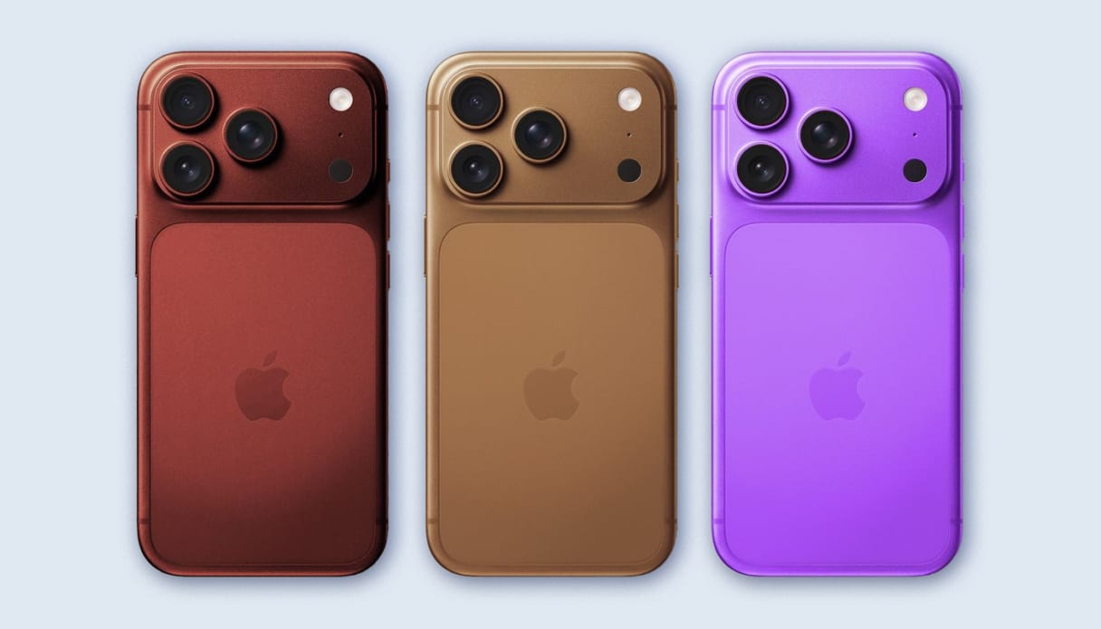De nieuwe Apple iPhone 18 Pro kleuren