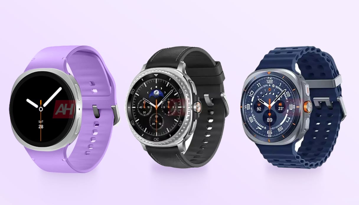 De line-up van de verwachte Watch8-serie.