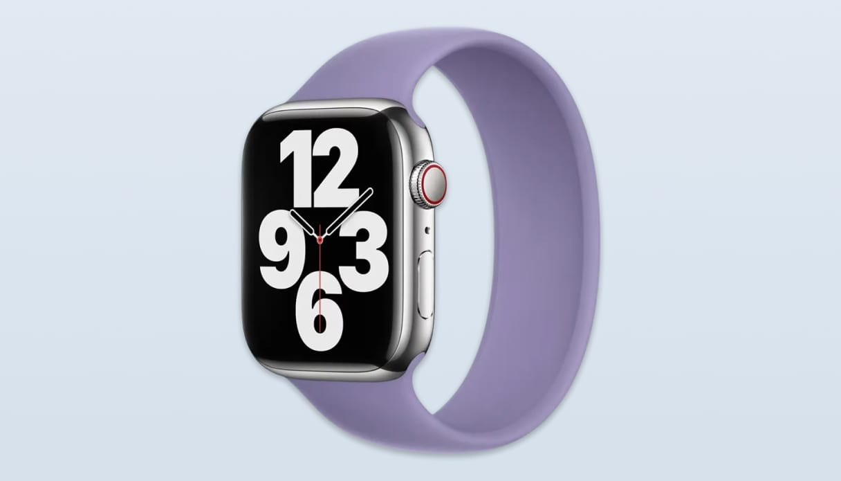 Foto van een Apple watch Solo bandje.