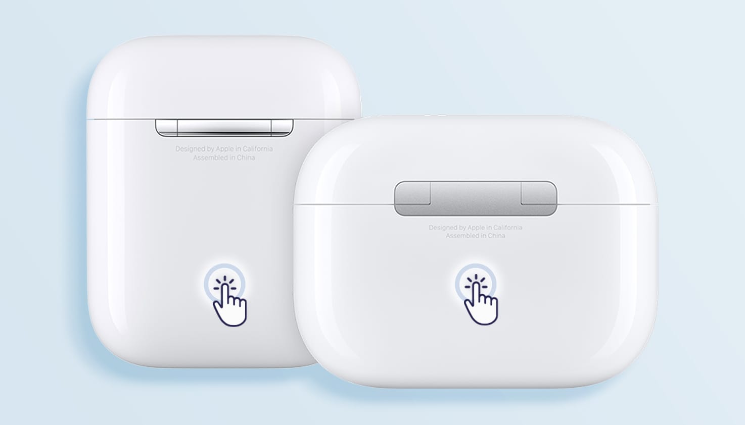 Instructie van het openen en verbinden van de Apple AirPods case met een Samsung.