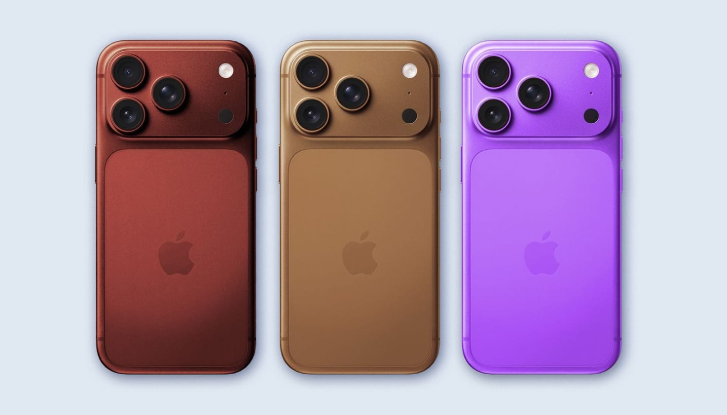 De nieuwe Apple iPhone 18 Pro kleuren