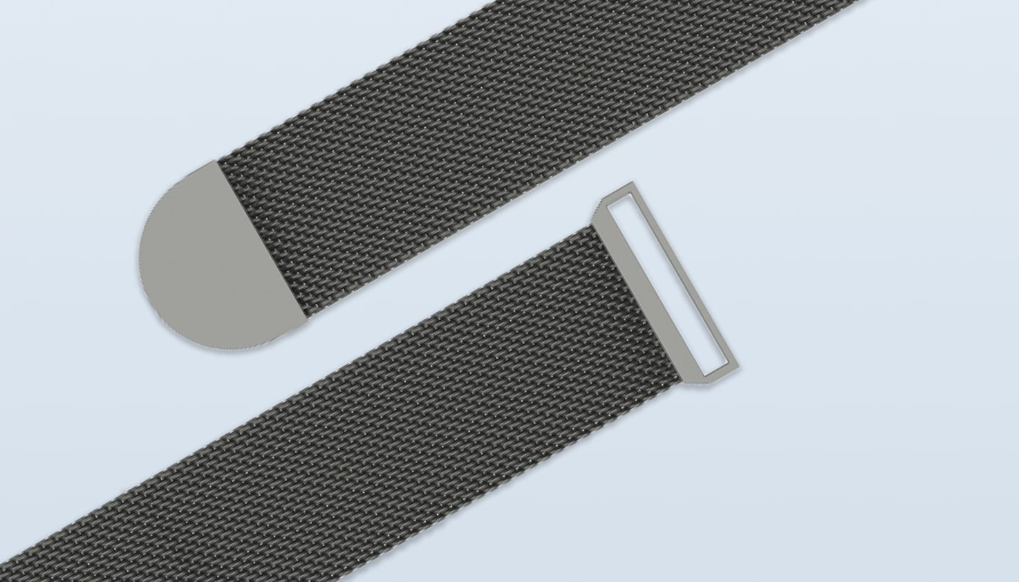 Foto van een bandje met magneetsluiting.