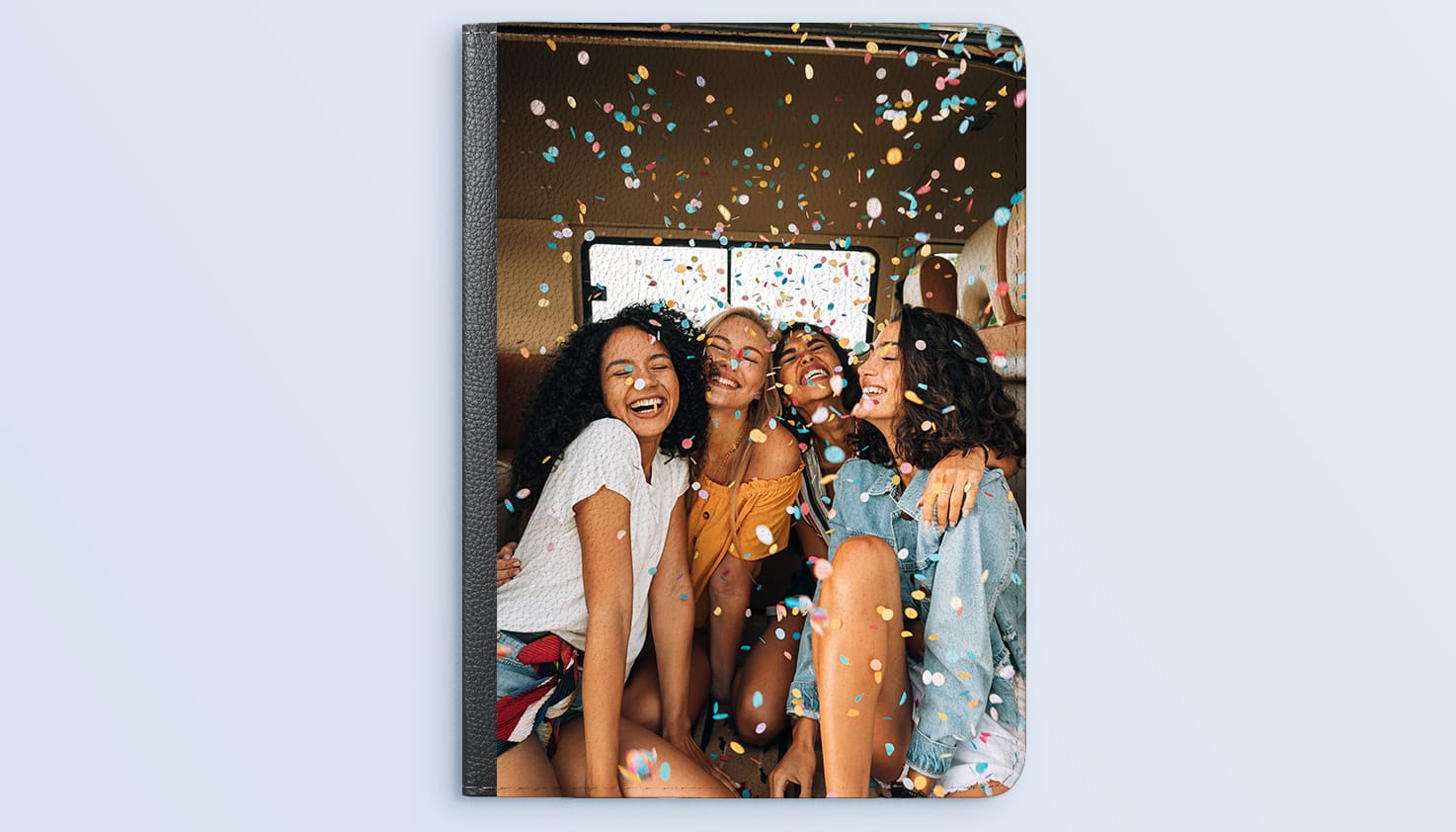 Een tablethoes met eigen foto ontwerpen.