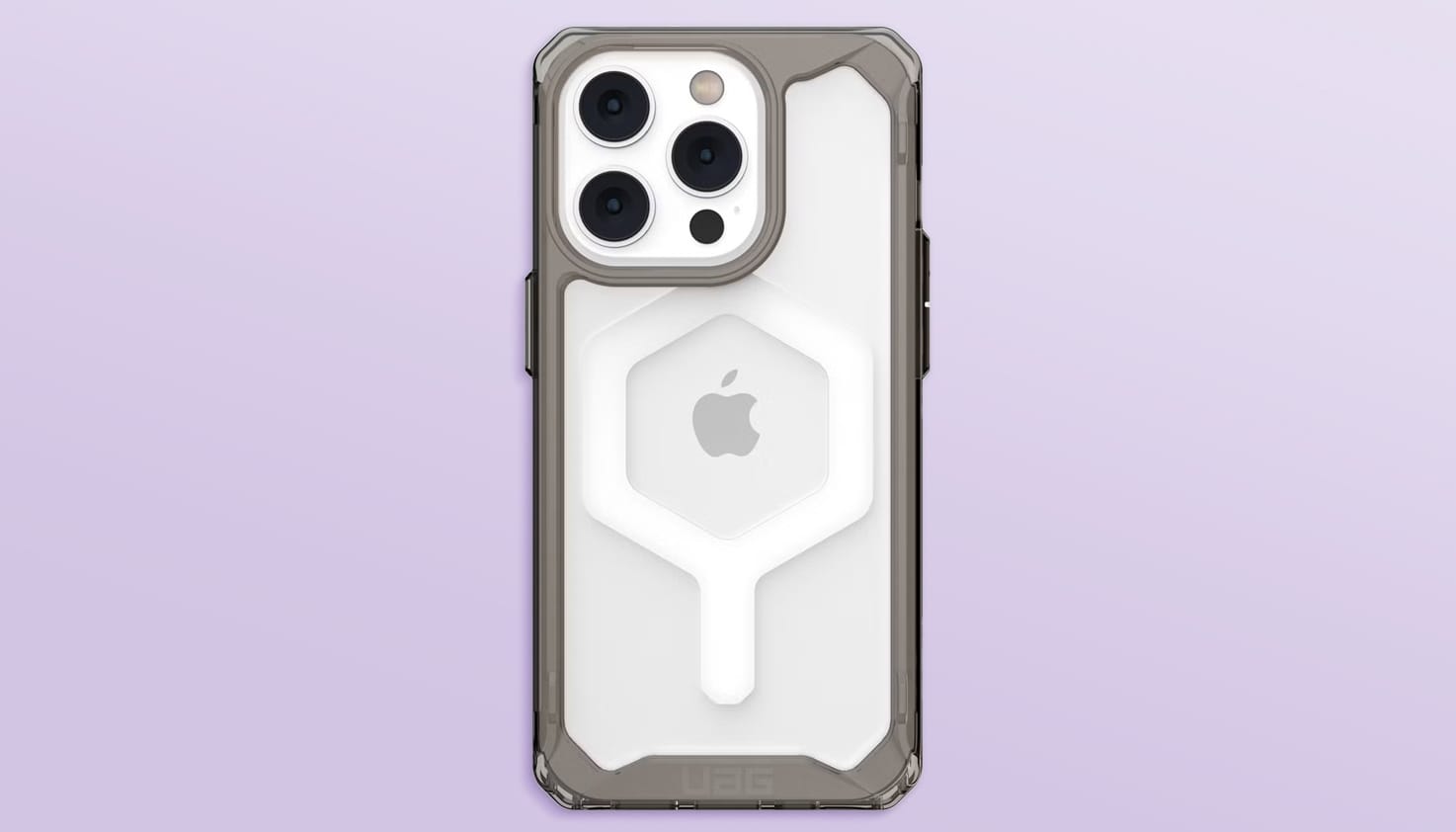 Een grijze UAG Plyo Backcover.