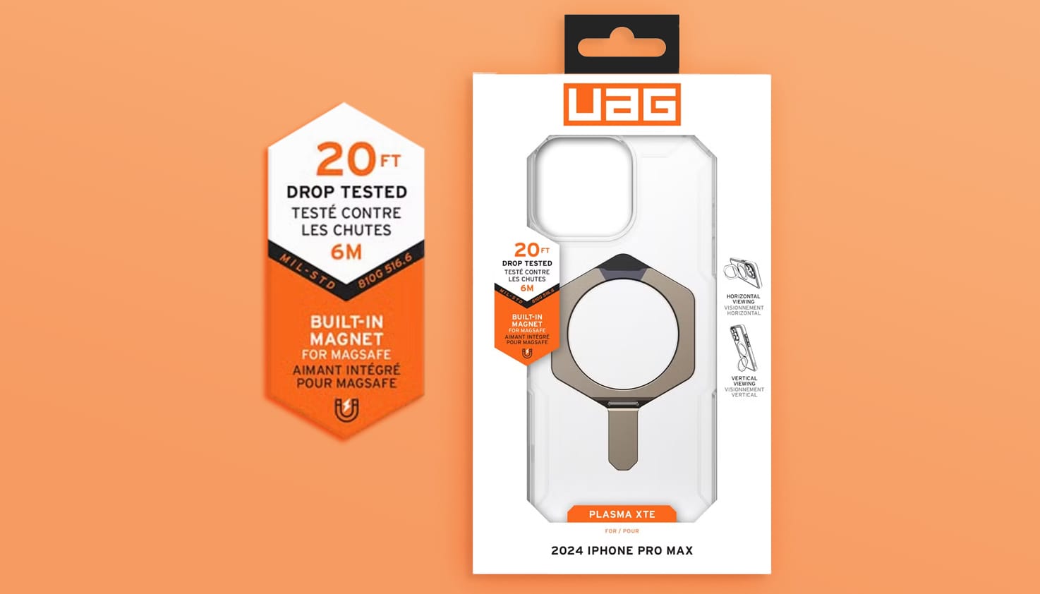 Een Militairy Proof telefoonhoesje van UAG.