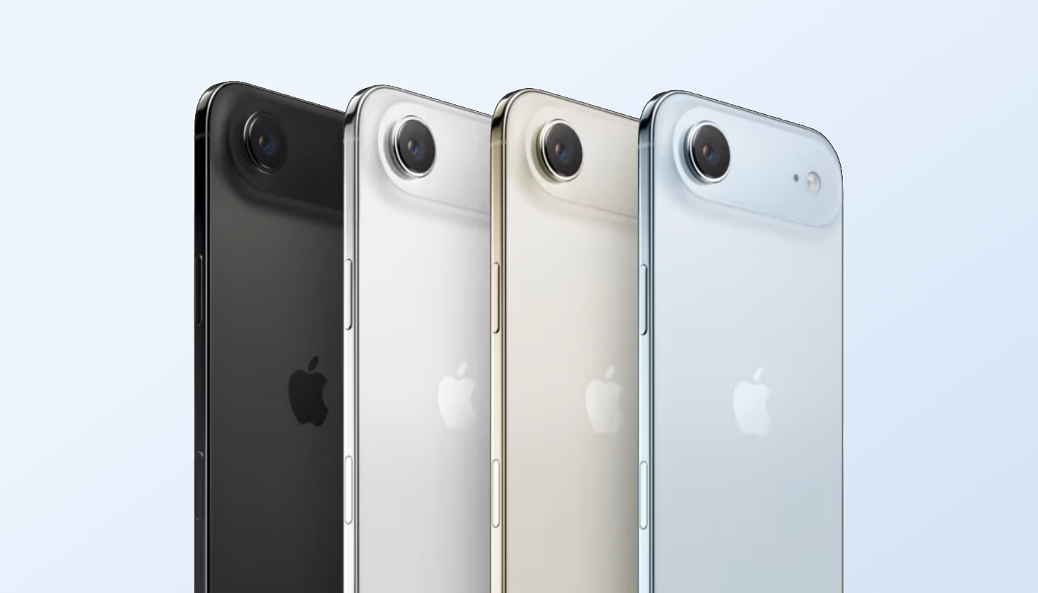 Mogelijke nieuwe kleuren voor de iPhone 17e.